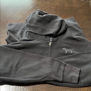 Victoria's Secret Charcoal Zip-Up Sweater